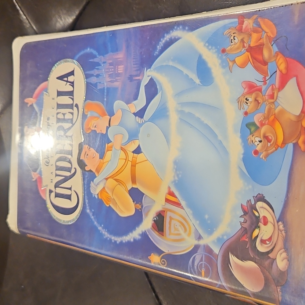 Disney Cinderella VHS - Blue and Yellow Cover